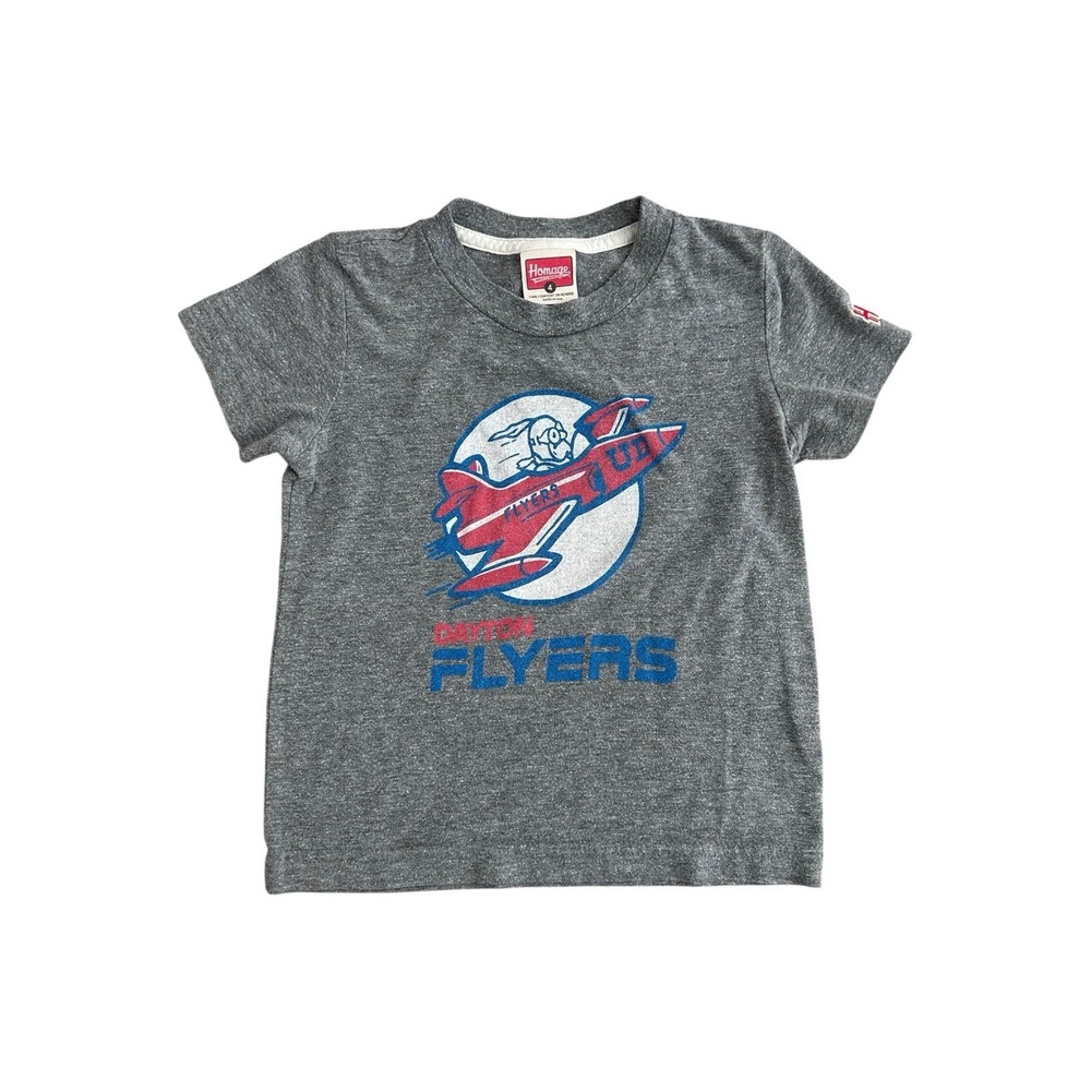 Homage University of Dayton Flyers Kids T-Shirt Size 4